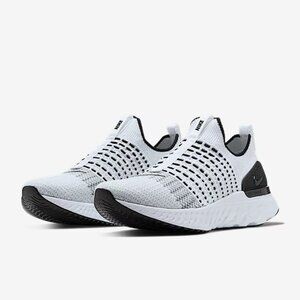 Nike React Phantom Run Flyknit 2 White Running Shoes Men’s 8.5 CJ0277-100 NBY